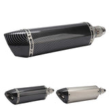 Motorcycle Exhaust Tail Pipe 470mm Rust Proof Motorcycle Exhaust Pipe Connector Impact Resistant for Motorbike
