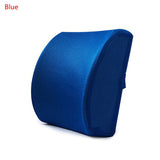 Memory Foam Car Seat Waist Cushion Lumbar Support Back Massager Waist Cushion Pillow Car Seat Home Pillows Can Relieve Pain