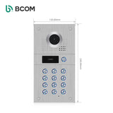 Bcom 2021 hithg quality waterproof smart doorbell wifi video door bell kit set