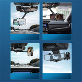 Car Phone Holder Rearview Mirror Driving Recorder Bracket DVR/GPS Mobile Phone Support Universal Clip Rotatable and Retractable