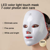 Wireless Facial Photon Therapy Skin Rejuvenation Luminotherapy LED Mask USB Recharge 7 Colors Skin Care Beauty Device Home Use