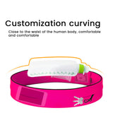 Water Bottles Curved Plastic Extruded Outdoor Sports Running Fiess Belt Soft Kettle