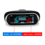 Auto Smart Digital 0-9999 RPM Meter Tachometer Diesel Gasoline Engine 1-10 Cylinder LCD Gauge 12V/24V