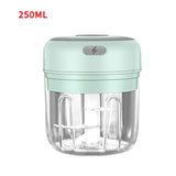 Mini Electric Garlic Grinder Chili Vegetable Chopper 100/250ML Wireless Portable Mixer hine Crusher Kitchen Blender
