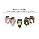 Smart Tasbih Tally Counter for Muslims Zikr Ring Digital Tasbeeh 5 Prayer Time Vibration Reminder Waterproof 2024 Hot Sale Gift