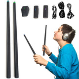 Electronic Drum Set with Portable Air Sticks - Virtual Drum Set Musical Instruments for Beginners, Kids, Adults