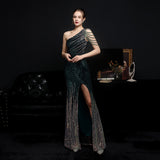 Party Evening Dress Sexy Long Section Was Thin Toast Bride