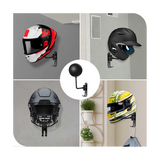 Bicycle 180 Degree Rotation Rack Motorcycle Hanger for Motorcycle, Coat, Cap, Football Helmet