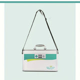 1pc Portable Medicine Lock Box - Securely Store and Organize Medications with Multi-Layer Storage and First Aid Compartments