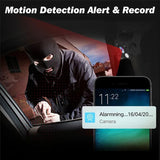 HD 1080P Mini WiFi Camera Tiny Nanny Baby Cam for Home Office Security Night Vision Flexible Lens Mobile Monitoring Push Alarm