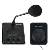 RT9909 waterproof intercom, hospital train station counter ticket window mute function