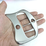 Handed Stainless Steel Scraping Board Scrapper Plate for Release Pain Relief Guasha Body Massage Tools