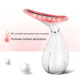 LED Photon Therapy Face Neck Wrinkle Sagging Removal Massager Electric Double Chin Remover Skin Lifting Tighten Device