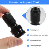 1/2 Square To 1/4 inch Hex Ratchet Wrench Socket Adapter Spanner Set Drive Converter Impact Tool