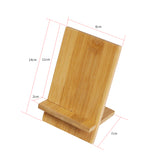 Wooden Cell Tablet Phone Dock Cradle Holder Stand Compatible with iOS & All Android Smartphone Accessories