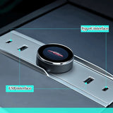 For Tesla Model 3 Highland - Car LCD Gear Button Control Docking Station with USB Type-C Port. 2 in 1 Shift Knob & Charge Parts