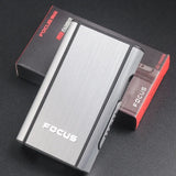 CRUSHER Automatic Case Ejection Holder Male Gadgets Windprooluminium Alloy Boxes Fashion Cigarette Box