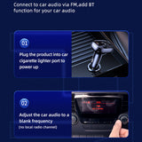 50W Car MP3 Bluetooth 5.0 FM Transmitter 3 Ports Fast Charger Digital Display Wireless Modulator USB Car Kit