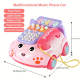 Baby Toys Musical Phone Car Phone Educational Early Education Baby Simulation Seat Machine Toys