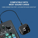 5.8G Wireless IEM System with Transmitter Receiver Automatic Pairing Professional In Ear Monitor
