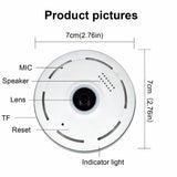 1080P Panoramic Camera 360 Wifi Webcam IP Fisheye CCTV Mini Camcorder Wireless Video Cam 3D VR Security Recorder Wide Angle