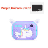Instant Print Kids Camera 1080P Rechargeable Kids Camera Selfie Video Child Camera For 6-12 Years Old Girls Boys Birthday Gift