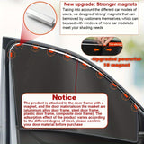 4-piece car window sunshade - magnetic insulated Oxford cloth, unlined privacy point sunshade