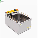 220V/ 110V 12L commercial cheese corn hot dog stick fryer mozzarella frying snack hine