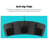 Premium USB Triple Multifunctional Customized Foot Pedal - FS23-PM for Image Acquisition & Song Game Control