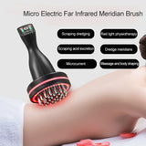 Electronic Body Shaping Slimming Device BIO Microcurrent Meridian Scrape Therapy heat therapy and electrotherapy massage brush