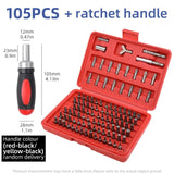 100pcs Screwdriver Bit Set Multi-bit Ratcheting Screwdriver,Phillips,Slotted, Square, Torx Combo Bits Precision Repair Tool Kit