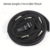 Multi-Section Door Buckle: Multi-Point Door Anchor Pull Rope for Fitness & Home Door Clamp - Suspension Training Belt