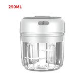 Mini Electric Garlic Grinder Chili Vegetable Chopper 100/250ML Wireless Portable Mixer hine Crusher Kitchen Blender