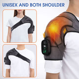 Electric Heating Massage Belt Shoulder Leg Knee Massage Instrument Muscle Fatigue Pain Relief  Physiotherapy Vibrator Massager