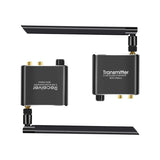 2.4G Wireless Audio Adapter audio Extensor Transmitter & Receiver 50M Lan Extender Splitter RX/TX No Delay for TV Box DVD PC