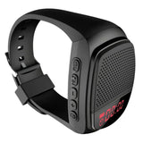 Bluetooth-Compatible Sports Music FM Radio USB Charging Bike Cycg Watches Alarm Watch Audio for Running/Hiking