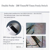 New Professional Wireless HD Intelligent Scalp/Skin/Dermal Detector Hair Follicle Testing Analysis Magnifier UV Skin Analyzer
