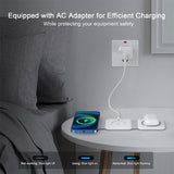 3 in 1 Magnetic Wireless Charger Stand For iPhone 14 13 12 Pro Max X Apple Watch 8 7 6 Fast Charging Dock Station