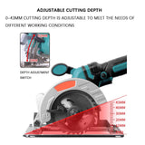 Mini multi-functional metal with guide rail DIY woodworking circular cutting hine household electric saw