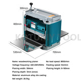 Household Benchtop Power Tool Small Electric Planer Flat hine Multi-function Woodworking Table Planing 220V