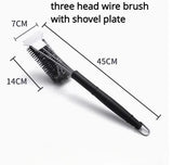 1PC BBQ Grill Brush grill net cleaner mesh stainless brush Barbecue Cleaning Tools