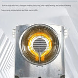 50g/110g 0.005/0.002/0.001g Automatic Halogen Heating Moisture Meter Analyzer Tester for Tea, grain, feed, corn, food, plastic