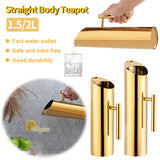 1.5/2L Gold Juice with Handle Stainless Steel tail Pot Large Capacity Red Wine Divider Container for Home Restaurant Bar