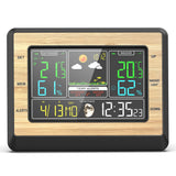 Color Screen Weather Forecast Temperature and Humidity Meter Multifunctional Electronic Alarm Clock Barometric Measurement