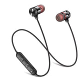 Wireless Binaural Stereo Sports Bluetooth Headset Ear Running Super Long Standby Magnetic Suction Head Hanging Neck