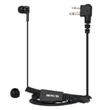 walkie talkie roll up earphones, earplug type in type, K-head/M-head dual needle, left and right ear universal