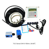 TUF-2000SW Ultrasonic TS-2/TM-1/TL-1 Sensor Liquid w Meter Wall-Mounted 4-20mA ModBus RS-485 Protocol wmeter