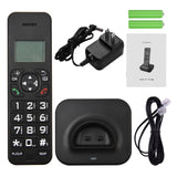 Cordless Phone Caller ID/Call Waiting 1.6 inch Backlight LCD 3 es Screen Display Rechargeable Batteries 16 Languages US PLUG