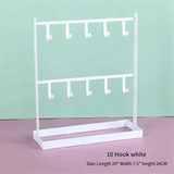 Display Stand Metal Storage Rack Earring Holder Ornament Jewelry Shelf