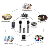 Professional Handheld Mic Wireless K380S UHF Handheld Wireless Microphone Mic 2 Mic &amp; 1 Receiver For Family KTV Show Meeting